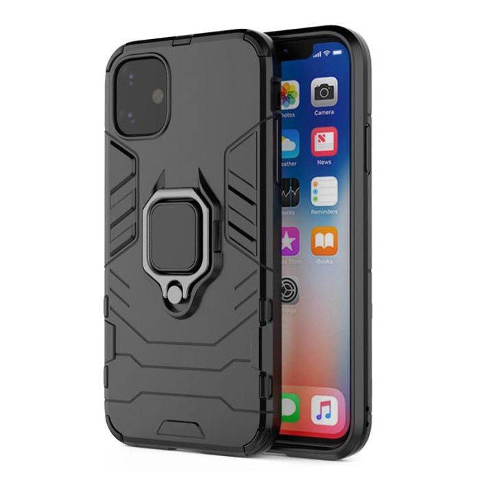 Puzdro na Samsung Galaxy A52/a52 5G Defender Ring Armor čierne 