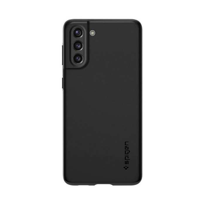 Plastové puzdro Spigen Thin Fit na Samsung Galaxy S21 5G čierne