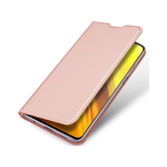 Diárové puzdro na Samsung Galaxy A72/A72 5G Dux Ducis Skin Pro ružovozlaté