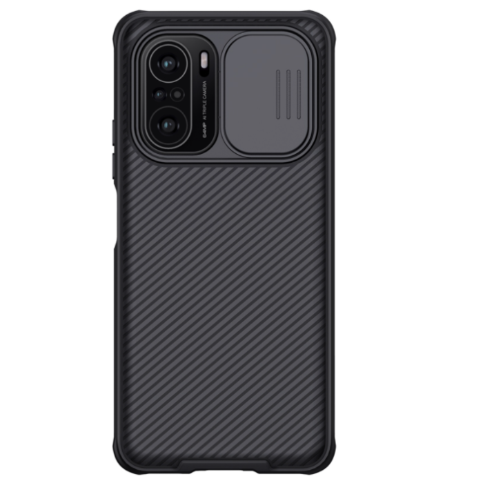 Odolné puzdro na Xiaomi Poco F3 5G Nillkin CamShield Pro čierne