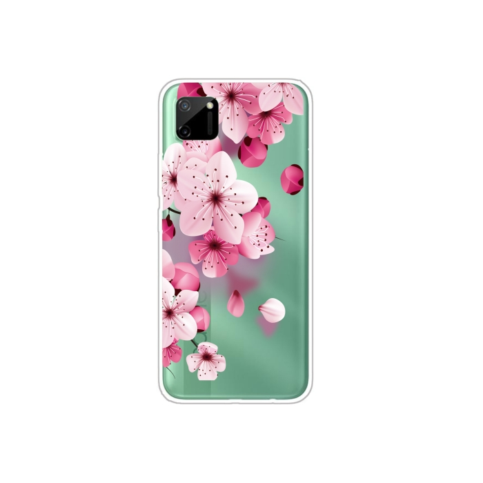 Plastové puzdro na Realme C11 Čerešnové kvety