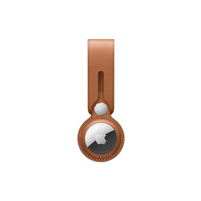Kožená kľúčenka na Apple AirTag hnedá