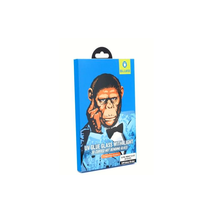 Tvrdené sklo na Samsung Galaxy A52 A526/A525/A528 5D Mr. Monkey čierne