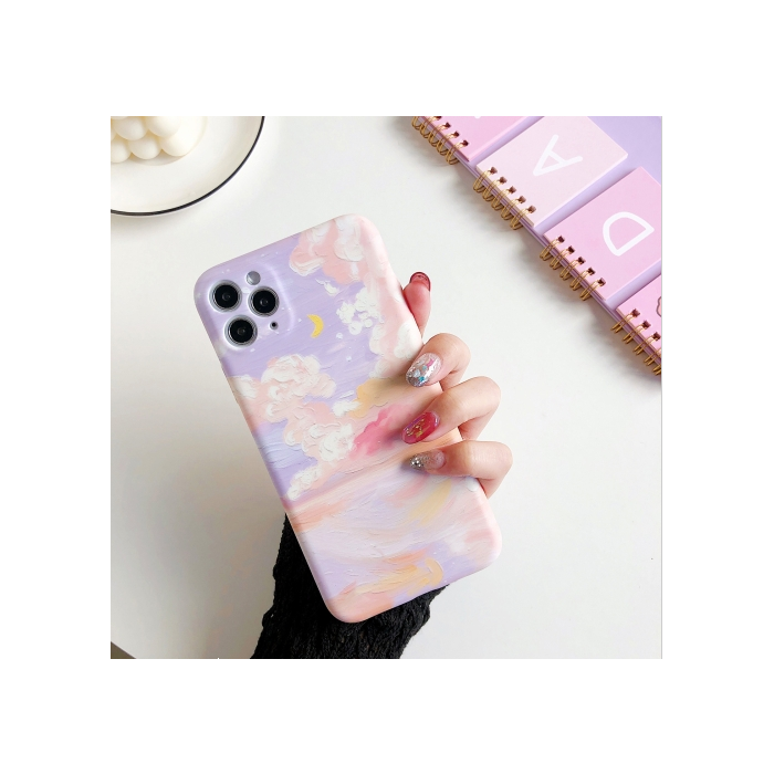 Silikónové puzdro na Apple iPhone 12 Hviezdna obloha