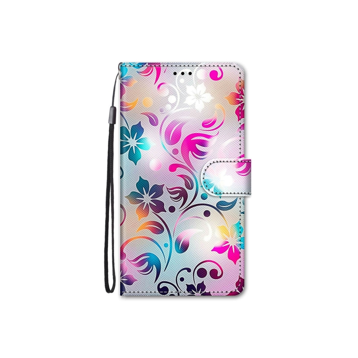 Diárové puzdro na Xiaomi Poco M3 Fancy gradient kvety