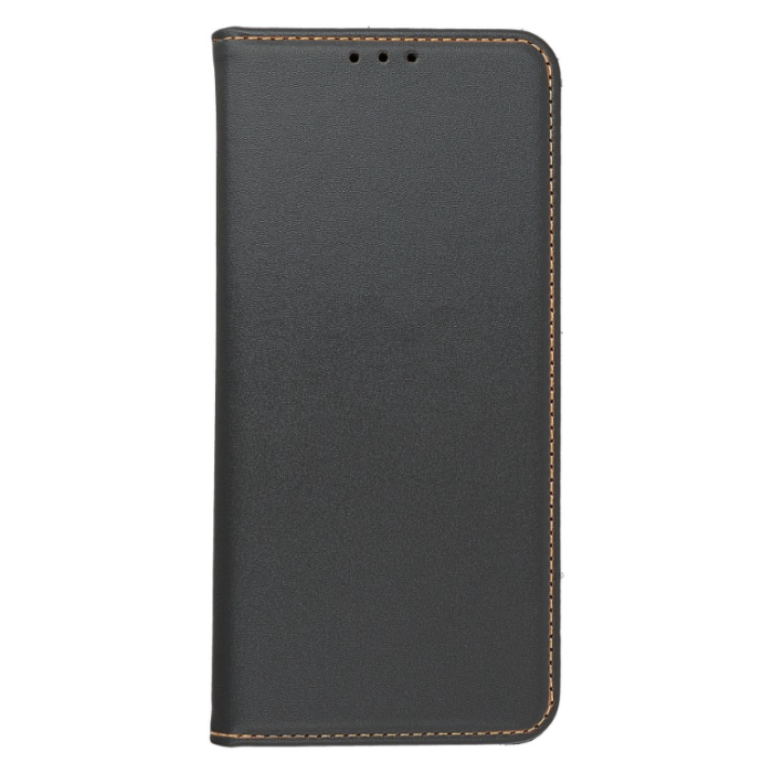 Diárové puzdro na Samsung Galaxy A12/M12 Leather Forcell Smart Pro čierne
