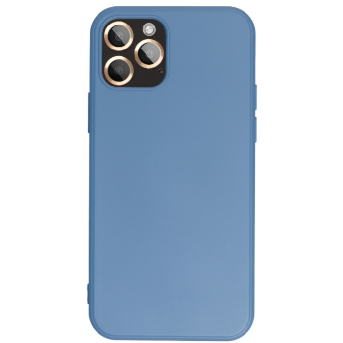 Silikónové puzdro na Samsusng Galaxy S21 FE 5G Forcell Silicone Lite modré 