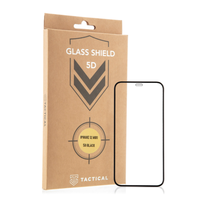 Tvrdené sklo na Apple iPhone 13 mini Tactical Shield 5D čierne