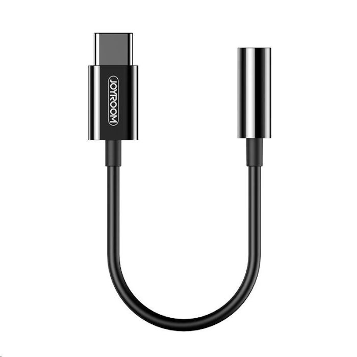 Redukcia Joyroom s konektormi USB Type-C - 3,5 mm jack čierny