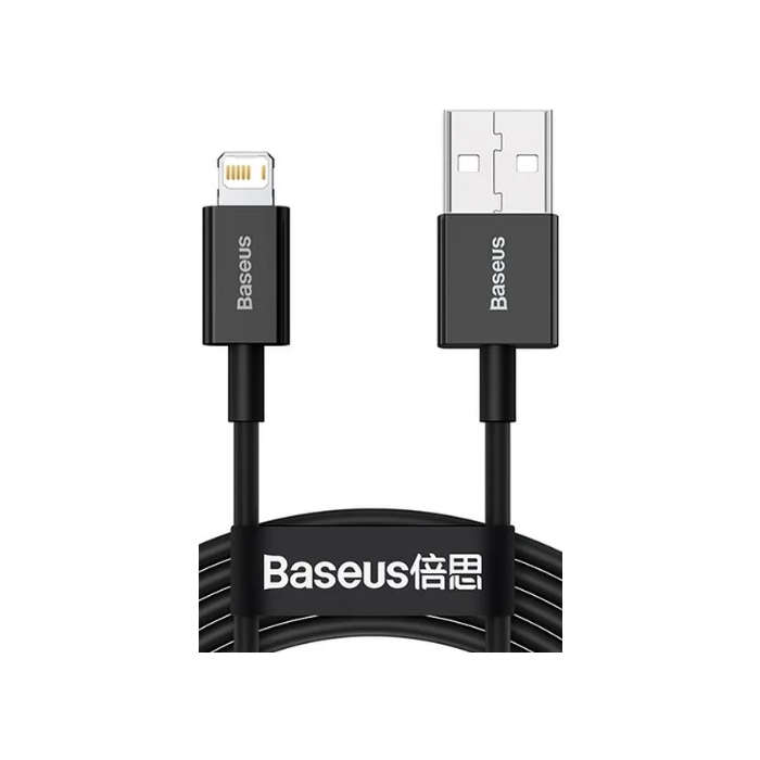Kábel Baseus Superior CALYS-C01, USB-A na Lightning 2.4A, Fast Charge, 2m, čierny
