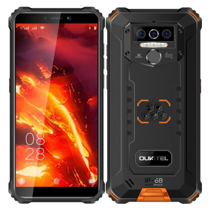 Oukitel WP5 Pro, 4/64 GB, Dual SIM, oranžová - SK distribúcia
