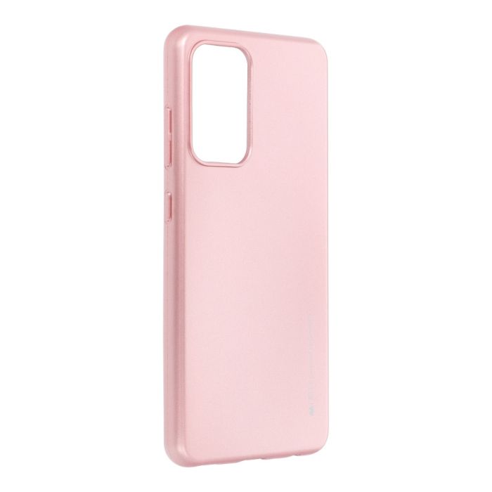 Silikónové puzdro na Samsung Galaxy A72/A72 5G i-Jelly Mercury ružovo-zlaté