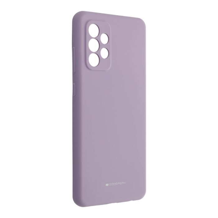 Silikónové puzdro na Samsung Galaxy A12/M12 Mercury Silicone fialové