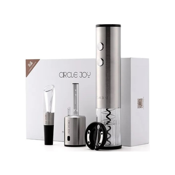 Darčekový set Xiaomi Circle Joy Electric Wine Opener 4in1 Gift Set CJ-TZ02 Steel Silver