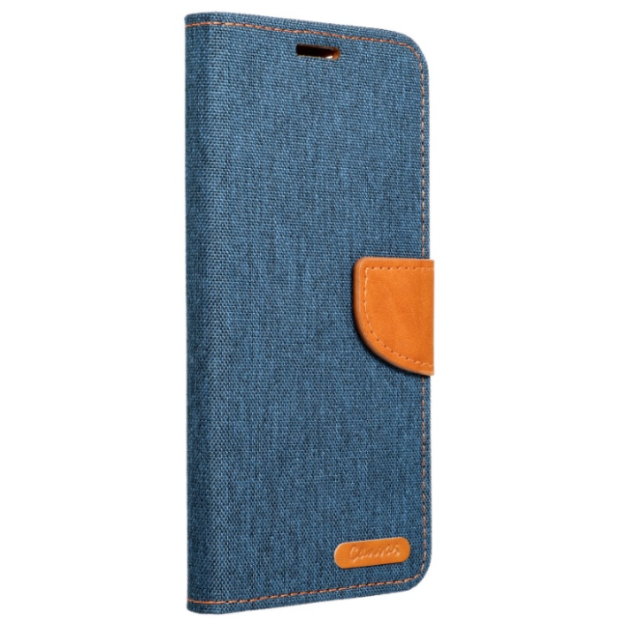 Diárové puzdro na Samsung Galaxy S21 FE 5G Canvas modré