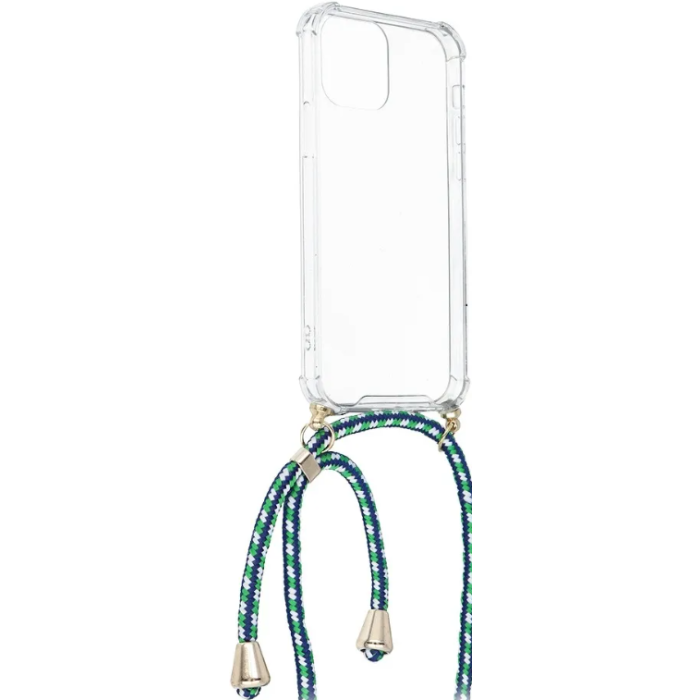 Silikónové puzdro na Samsung Galaxy A22 LTE A225 Forcell Cord transparentno-zelené