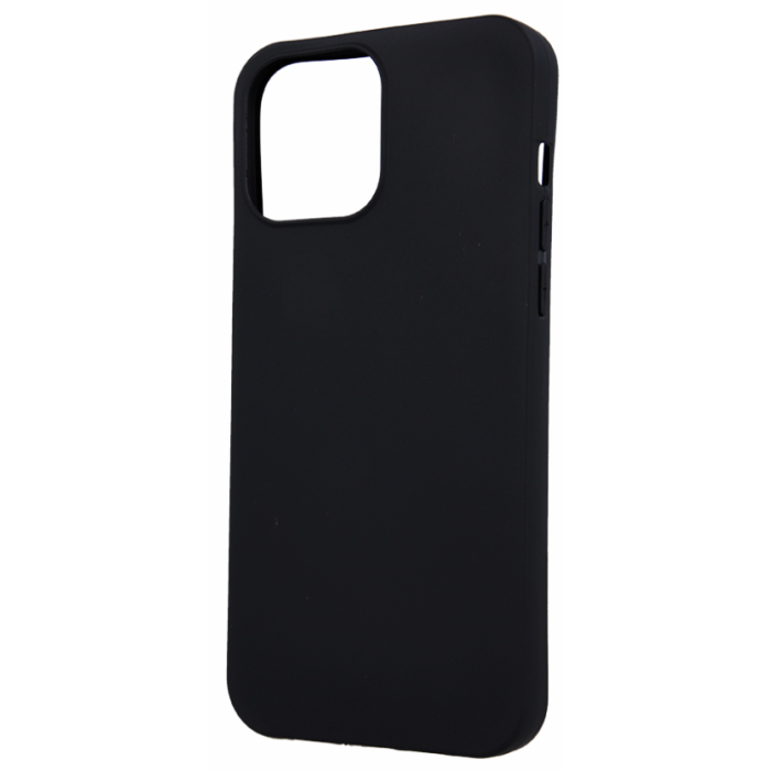 Silikónové puzdro na Apple iPhone 13 Pro Matt čierne