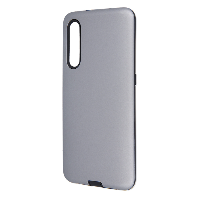 Silikónové puzdro na Motorola Moto G9 Play/E7 Plus Defender Smooth strieborné 