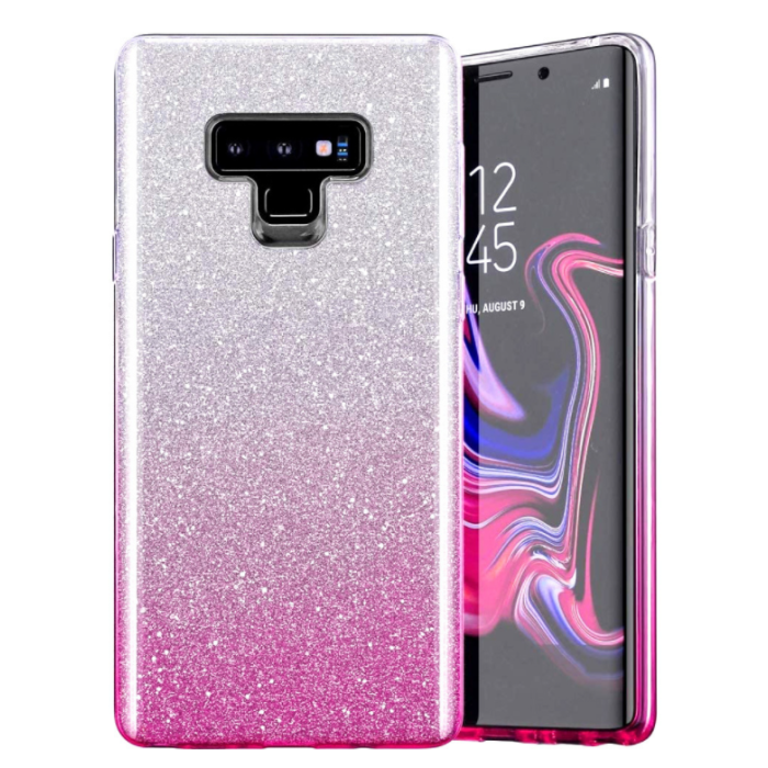 Silikónové puzdro na Samsung Galaxy A22 5G Shine Bling ružové 