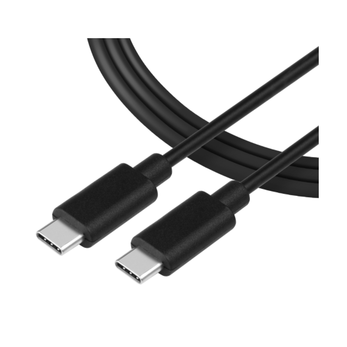 Kábel Tactical Smooth Thread USB-C/USB-C 0.3 m čierny