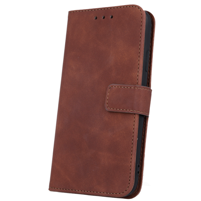 Diárové puzdro na Xiaomi Redmi 9C Smart Velvet hnedé