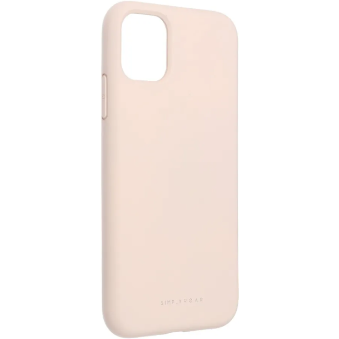 Silikónové puzdro na Apple iPhone 11 Roar Space ružové