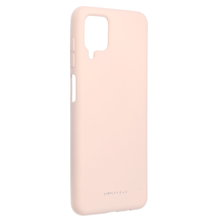 Silikónové puzdro na Samsung Galaxy A12/M12 Roar Space ružové