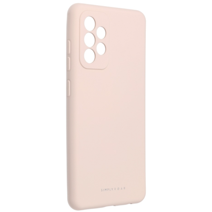 Silikónové puzdro na Samsung Galaxy A52/A52 5G/A52s 5G Roar Space ružové
