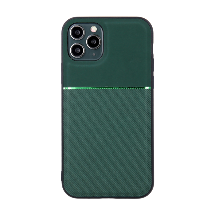 Plastové puzdro na Apple iPhone 12/12 Pro Elegance zelené