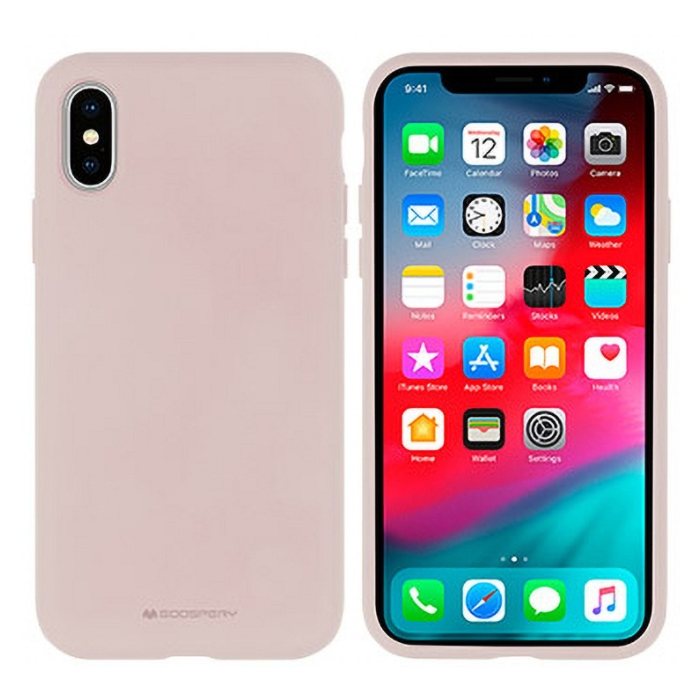 Silikónové puzdro na Samsung Galaxy S21 FE Mercury Silicone ružové 