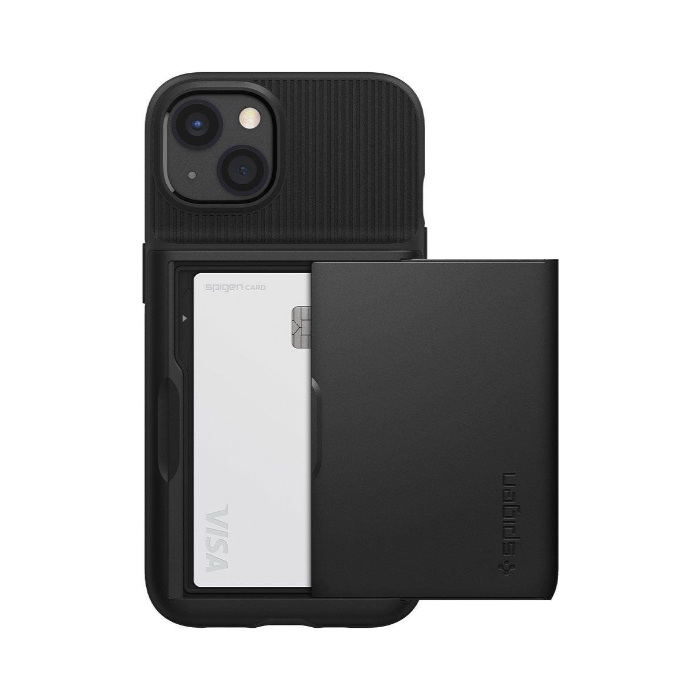 Odolné puzdro na Apple iPhone 13 Spigen Slim Armor CS čierne