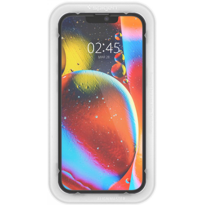 Tvrdené sklo na Apple iPhone 13 Pro Max/14 Plus Spigen ALM čierne