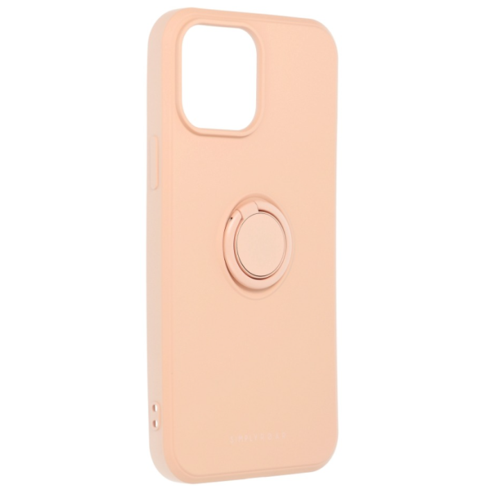 Silikónové puzdro na Apple iPhone 13 Roar Amber ružové
