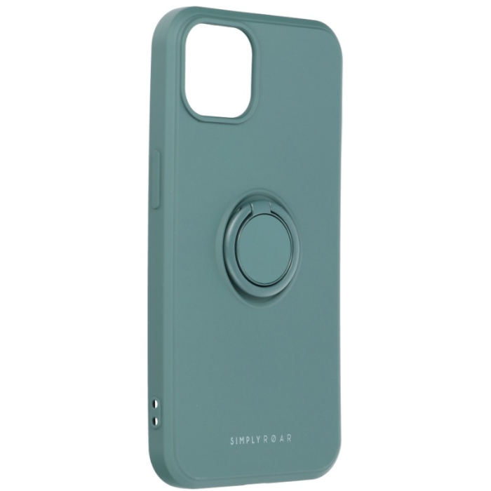 Silikónové puzdro na Apple iPhone 13 Roar Amber zelené