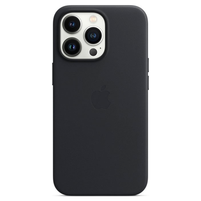 Kožené puzdro Apple na Apple iPhone 13 Pro MM1H3ZM/A Leather Case with MagSafe Midnight