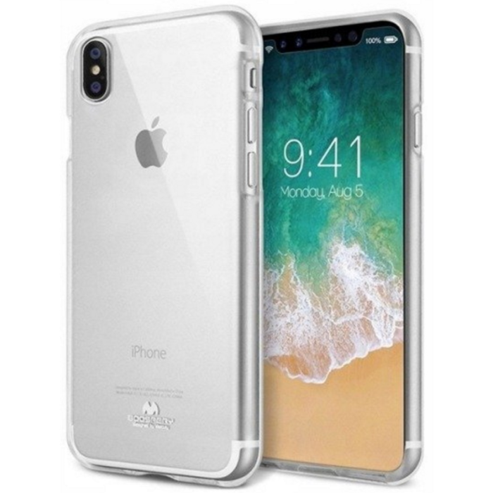 Silikónové puzdro na Apple iPhone 12 mini Mercury Clear Jelly transparentné