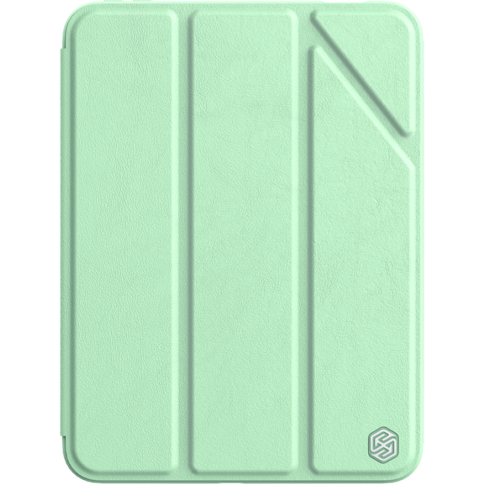 Diárové puzdro na Apple iPad Mini 6 2021 Nillkin Bevel Leather zelené
