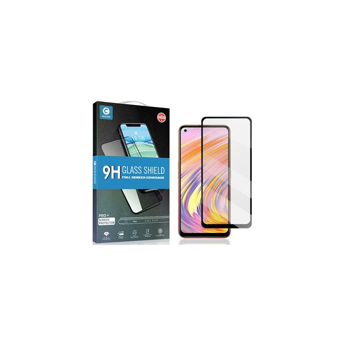Tvrdené sklo na Oppo A16s Mocolo 5D 9H čierne