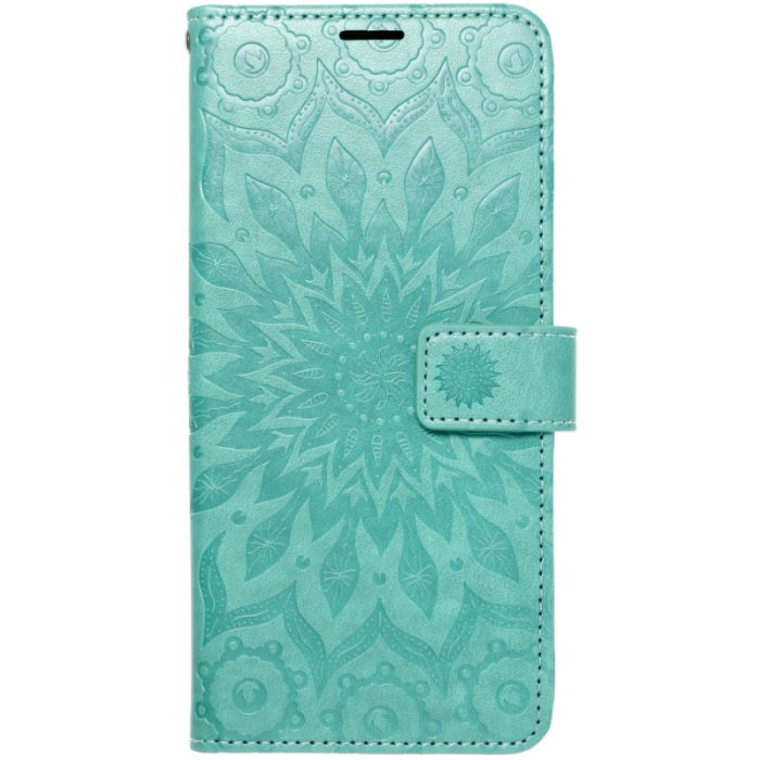 Diárove puzdro na Samsung Galaxy S22 5G Forcell MEZZO mandala zelené