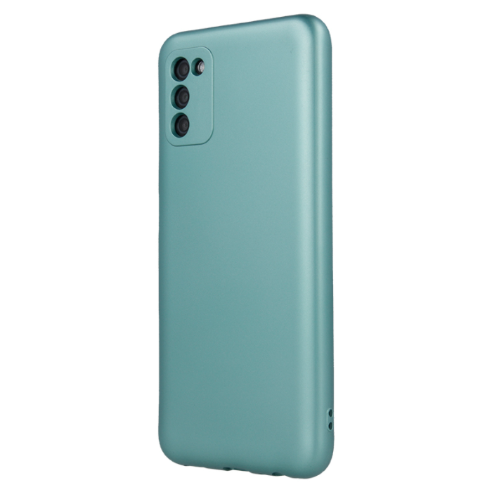 Silikónové puzdro na Samsung Galaxy A72/A72 5G Metallic zelené