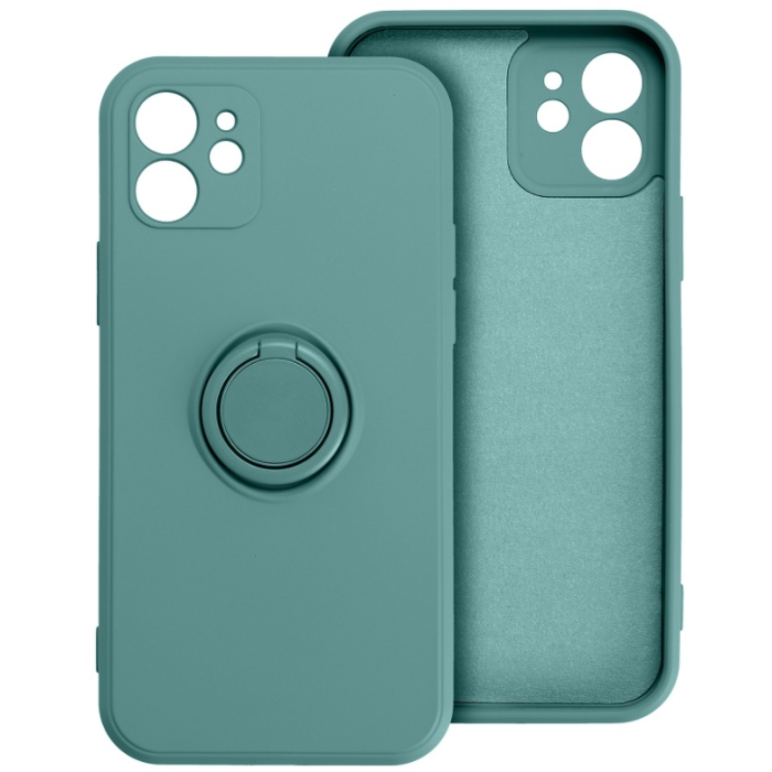 Silikónové puzdro na Samsung Galaxy A02s Forcell Silicone Ring zelené 