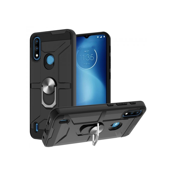 Odolné puzdro na Motorola Moto E7 Power/E7i Power Ring Armor čierne