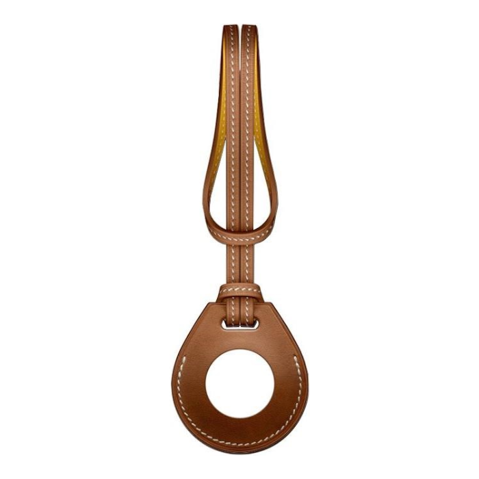 COTECi H Series AirTag Leather Case Brown