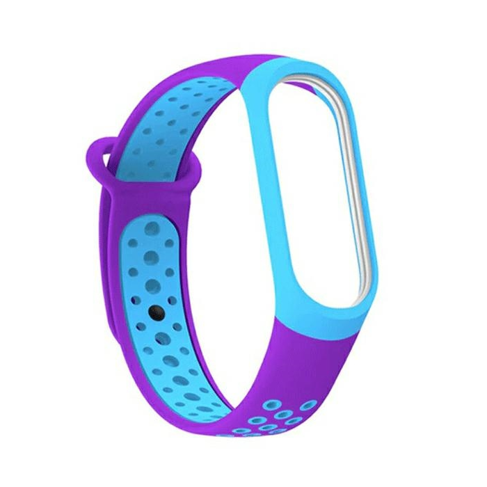 Náhradný remienok na Xiaomi Mi Band 3/4 Beline fialovo-modrý