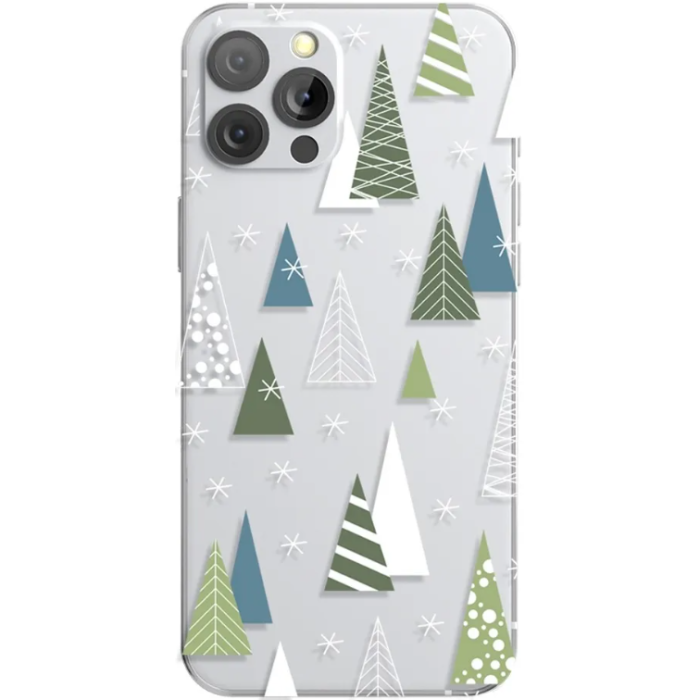 Silikónové puzdro na Samsung Galaxy A22 LTE A225 Forcell Winter 21/22 frozen forest