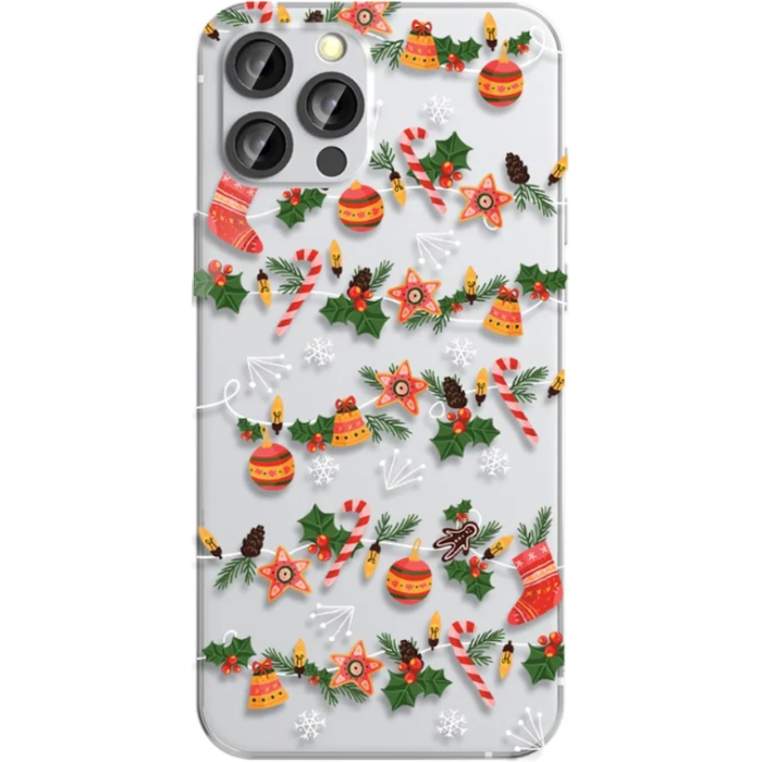 Silikónové puzdro na Xiaomi Redmi Note 10/10S/Poco M5s Forcell Winter 21/22 christmas chain