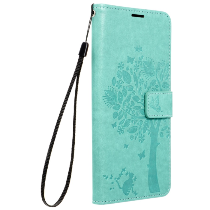 Diárové puzdro na Samsung Galaxy A33 5G Forcell MEZZO tree zelené