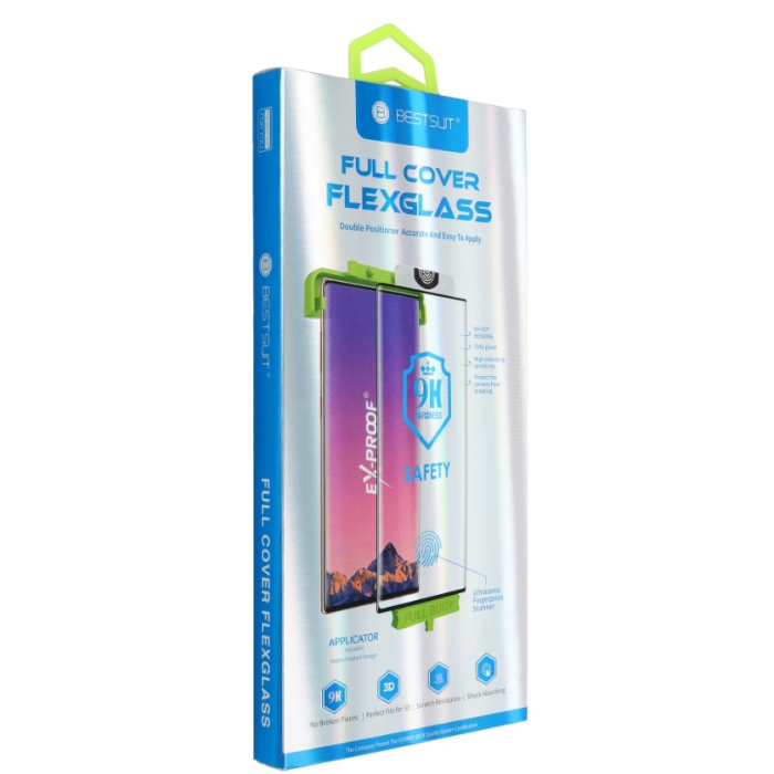 Tvrdené sklo na Samsung Galaxy S22 Ultra G908 5G Bestsuit Flexible 5D čierne