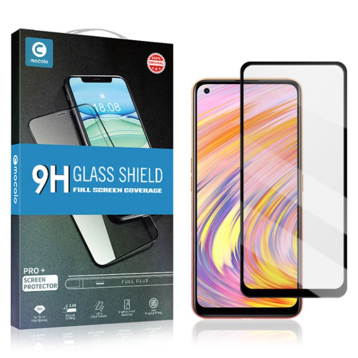 Tvrdené sklo na Realme 9i Mocolo 5D čierne