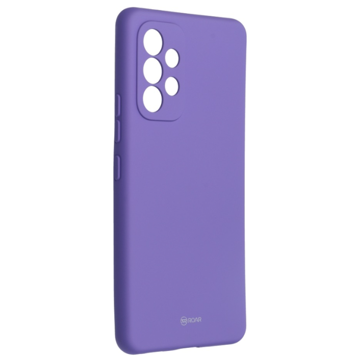 Silikónové puzdro na Samsung Galaxy A53 5G Roar Colorful Jelly fialové 